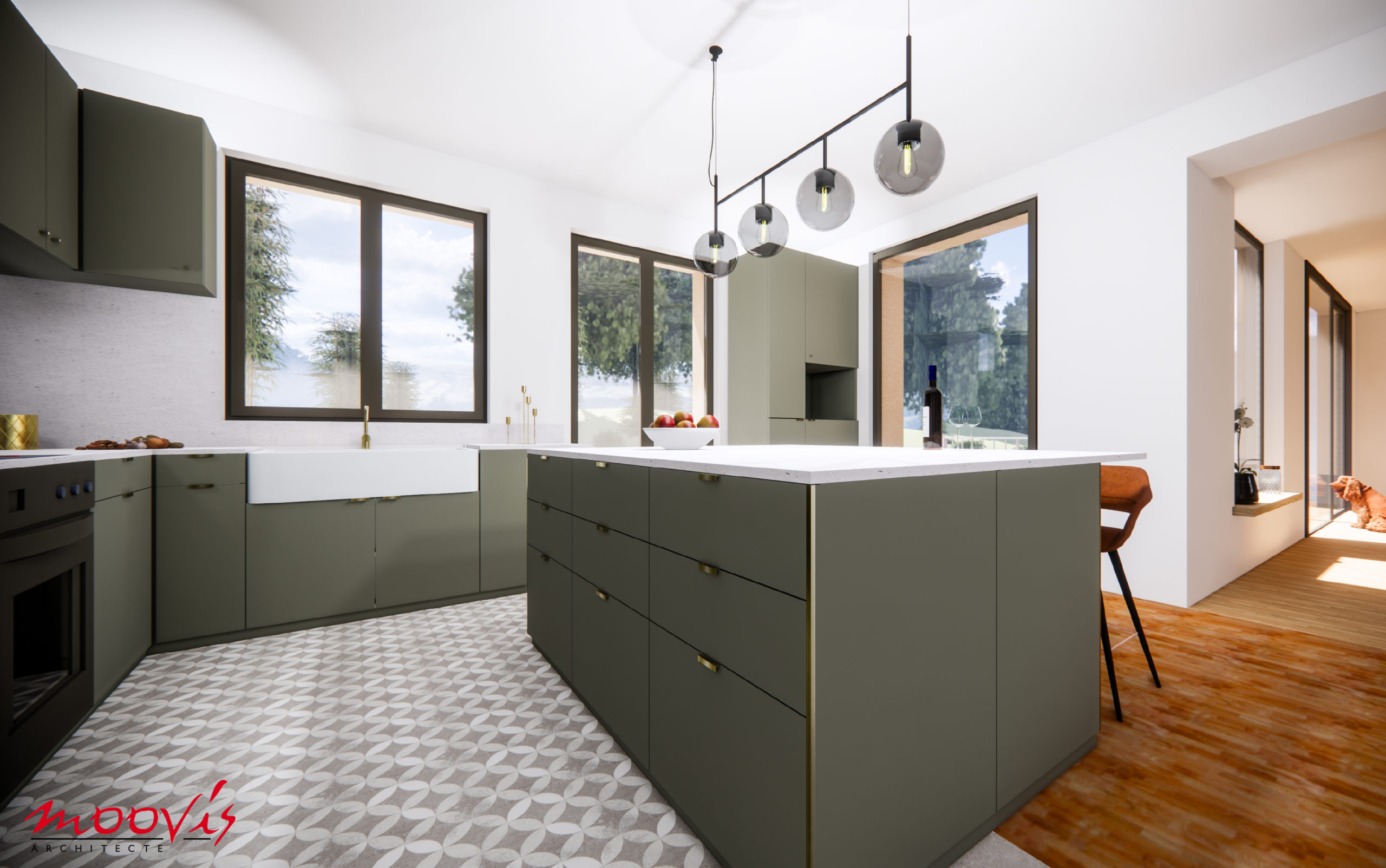 Maison B., Plan Favier, après